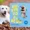 A képen a Kutya jó étrend című könyv látható a háttérben egy labrador.
