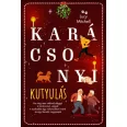 A képen a Karácsonyi kutyulás című könyv látható a háttérben egy spániel.