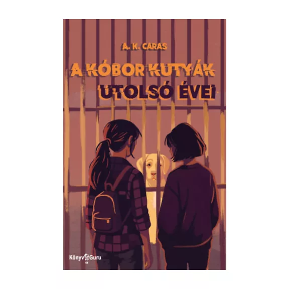 A képen A kóbor kutyák utolsó évei című könyv látható a háttérben egy labrador.