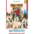 A képen a Kutyaszálló című könyv látható a háttérben kutyákkal.