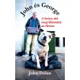 A képen a John és George című könyv látható a háttérben virágokkal.