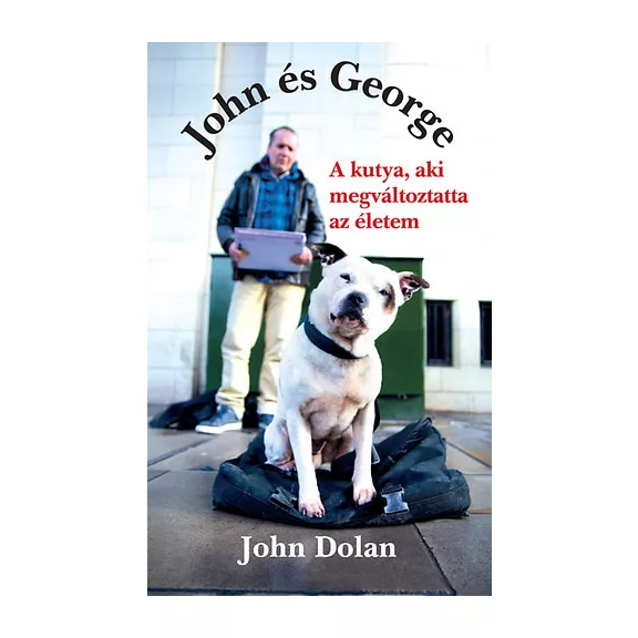 A képen a John és George című könyv látható a háttérben virágokkal.