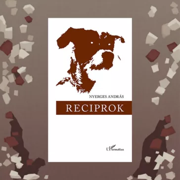 A képen a Reciprok című könyv látható barna háttér előtt.