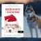 A képen a Karácsonyi kutyavásár című könyv látható a háttérben egy husky.