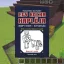 A képen az Egy kocka naplója 3 című könyv látható Minecraft háttér előtt.