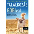 A képen a Találkozás Góbival című könyv látható a háttérben egy csivava.