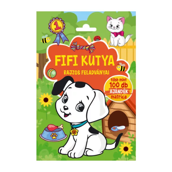 Fifi kutya rajzos feladványai - Több mint 100 db ajándék matrica