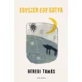 A képen az Egyszer egy kutya című könyv látható a háttérben egy fekete kutya.