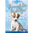 A képen a Varázslatos kiskutya című könyv látható a háttérben egy foxterrier.