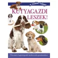 A képen a Kutyagazdi leszek című könyv látható a háttérben egy kölyök kutya.