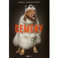 A képen a Demény - Nektek ugatok című könyv látható egy kutyával a háttérben.