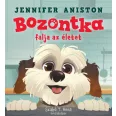 A képen a Bozontka falja az életet című könyv látható tappancsos háttér előtt.