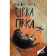 A képen a Cirka és Firka című könyv látható a háttérben két macska.
