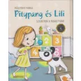 A képen a Szeretem a kiskutyám című könyv látható a háttérben egy kutyával.