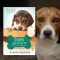A képen az Egy kutya küldetése Toby története című könyv látható a háttérben egy beagle.