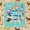 A képen a 80 kutyával a Föld körül című könyv látható a háttérben sok kutyával.
