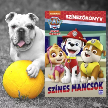 Mancs Őrjárat - Színes mancsok - Színezőkönyv