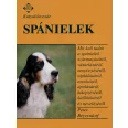 A képen a Spánielek című könyv látható kutyás témájú háttérrel.
